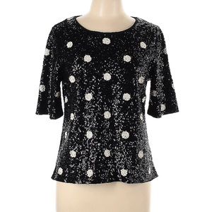J. Crew Polka Dot sequin top